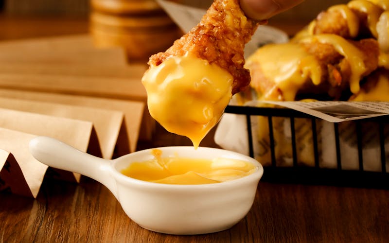 Honey Butter Tenders with honey dipping sauce